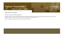 Tablet Screenshot of agencefkaspari.com